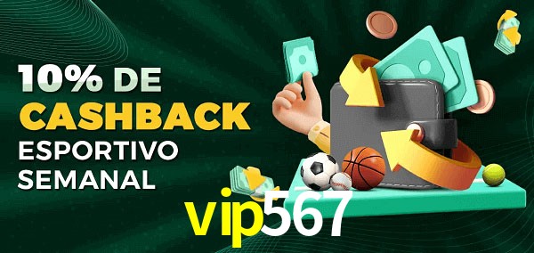 10% de bônus de cashback na vip567